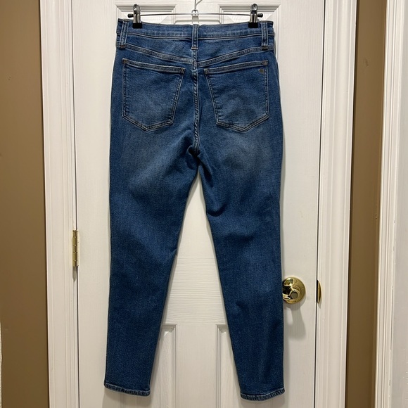 Madewell High-Rise Skinny Crop Jeans in Bradfield Wash - Blue Size 27 - Picture 3 of 11